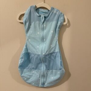 Happiest Baby Sleep Sack S/K Blue Starry Night Swaddle Transition Sleeveless‎